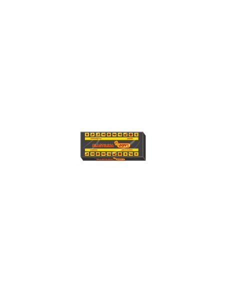 Plastilina jovi 71 negro unidad tamaño mediano