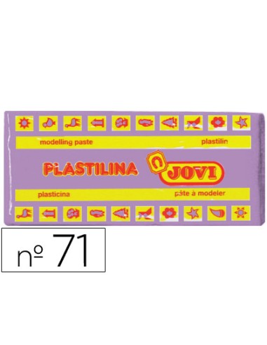 Plastilina jovi 71 lila unidad tamaño mediano