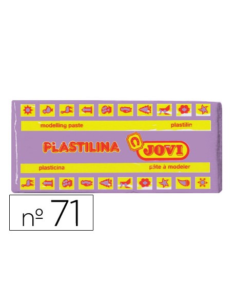 Plastilina jovi 71 lila unidad tamaño mediano
