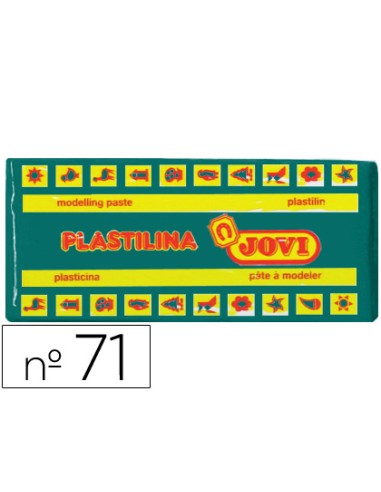 Plastilina jovi 71 verde oscuro unidad tamaño...