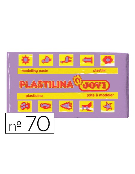 Plastilina jovi 70 lila unidad tamaño pequeño