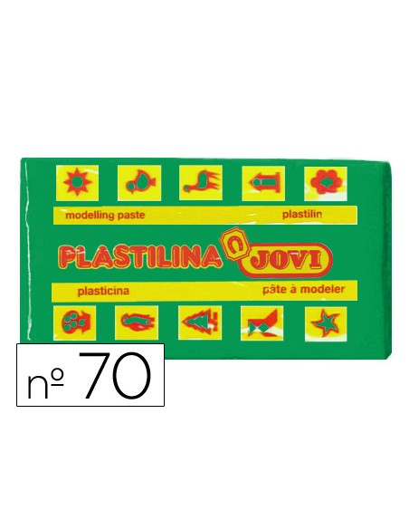 Plastilina jovi 70 verde claro unidad tamaño pequeño