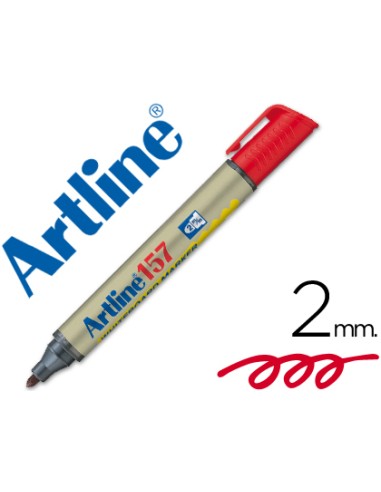 Rotulador artline pizarra ek-157 rojo punta...