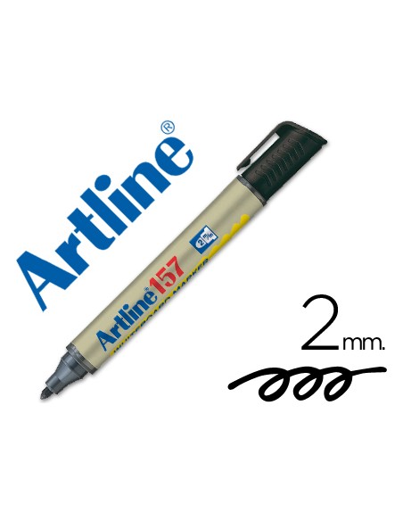 Rotulador artline pizarra ek-157 negro punta redonda 2 mm