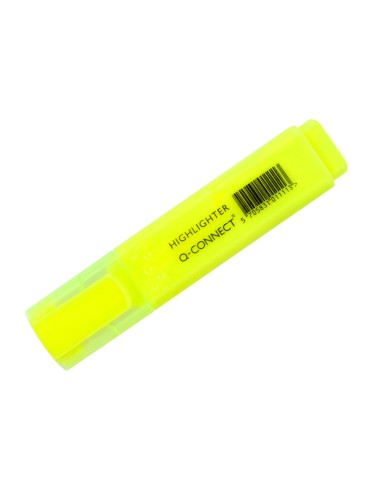 Rotulador q-connect fluorescente amarillo punta...