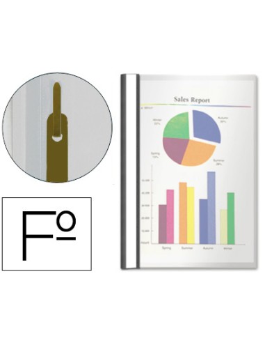 Carpeta dossier fastener plastico esselte folio...