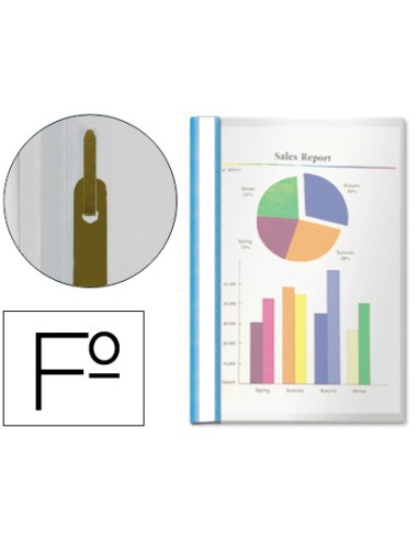 Carpeta dossier fastener plastico esselte folio...