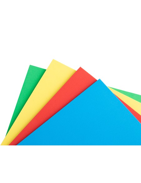 Caucho liderpapel 25x20 cm bolsa de 4 unidades colores surtidos