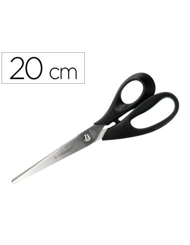 Tijera oficina q-connect inoxidable 8\" 20 cm...