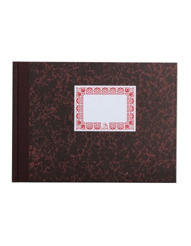 Libro cartone cuarto apaisado 100 hojas caja...