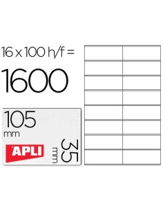 Etiqueta adhesiva apli 1287...