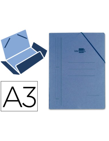 Carpeta liderpapel gomas a3 3 solapas carton...