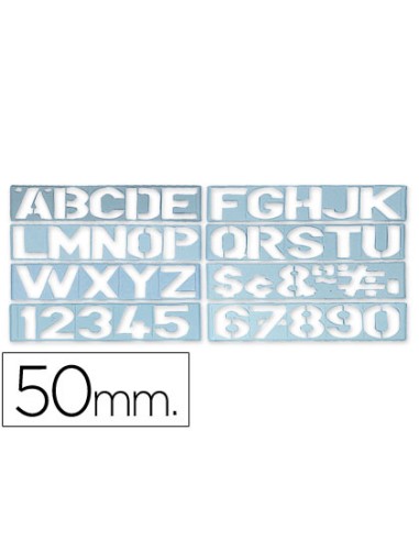 Plantilla liderpapel rotulacion 1700 letras y...