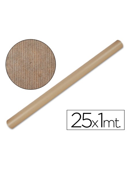 Papel kraft liderpapel marron rollo 25x1 m
