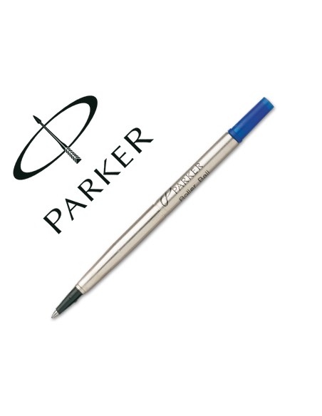 Recambio rotulador roller parker 0,5 mm azul