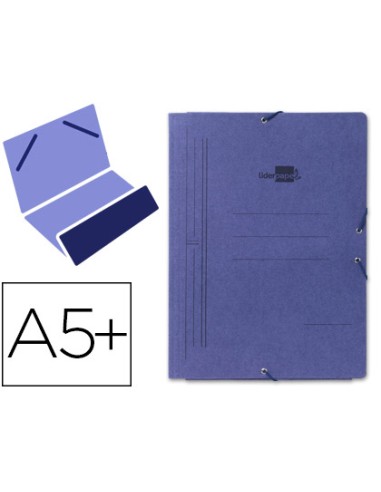 Carpeta liderpapel gomas cuarto bolsa carton...