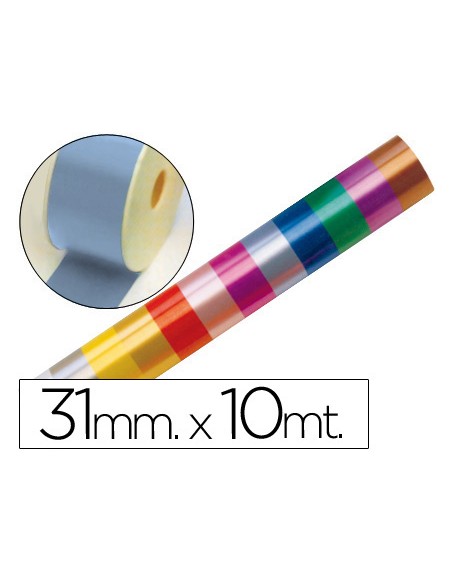 Cinta fantasia 10 m x 31 mm celeste
