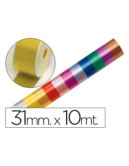Cinta fantasia 10 m x 31 mm oro