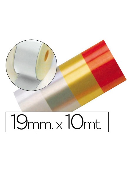 Cinta fantasia 10 m x 19 mm blanco