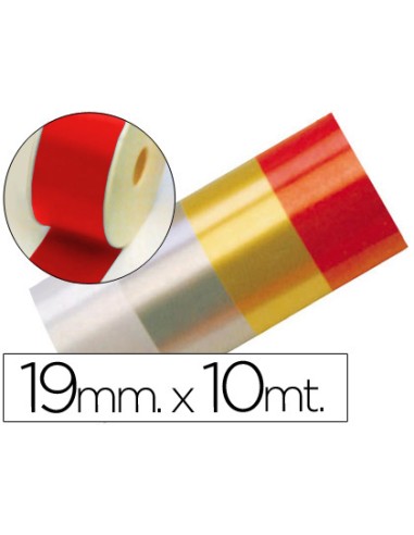 Cinta fantasia 10 m x 19 mm rojo