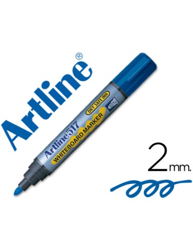 Rotulador artline pizarra ek-517 azul punta...