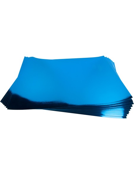 Cartulina liderpapel 50x65 cm 235g/m2 metalizada azul