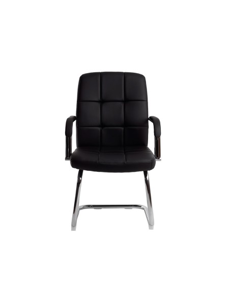 Silla q-connect escritorio pia ve simil piel base metalica alt max 1050 anc 610 prof 680 color negro