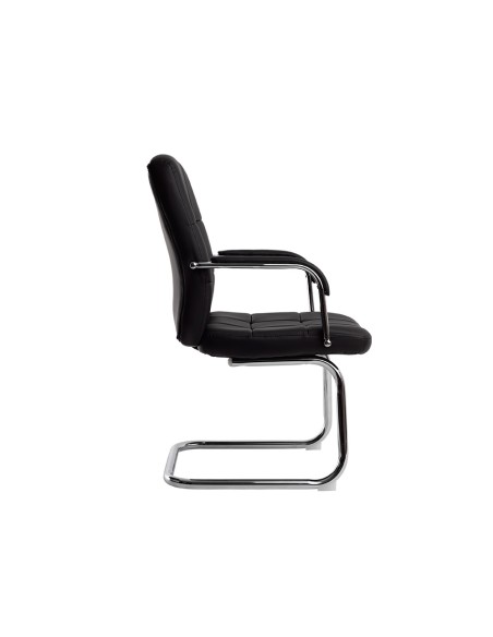 Silla q-connect escritorio pia ve simil piel base metalica alt max 1050 anc 610 prof 680 color negro