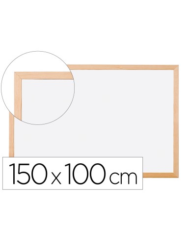 Pizarra blanca q-connect laminada marco de...