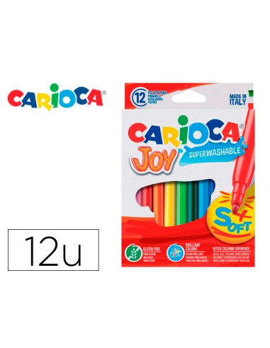 Rotulador carioca joy caja de 12 unidades...