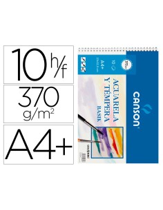 Bloc dibujo acuarela din a4...