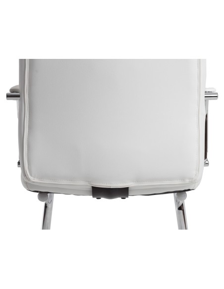 Silla q-connect escritorio pia ve simil piel base metalica alt max 1050 anc 610 prof 680 color blanco