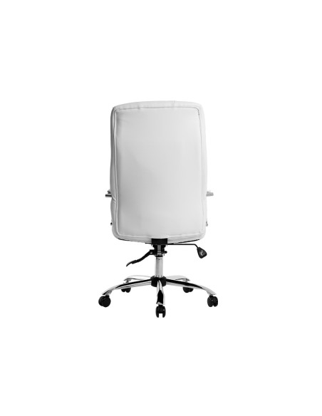 Silla q-connect direccion piav e simil piel base metalica alt max 1250 anc 610 prof 700 mm ruedas premium color blanco