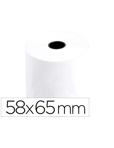 Rollo sumadora q-connect electra 58 mm ancho x...
