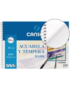 Bloc dibujo acuarela din a3...