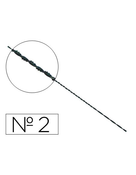 Pelos de segueta espiral nº2 caja de 144 unidades