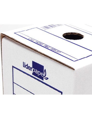Caja archivo definitivo liderpapel folio carton...