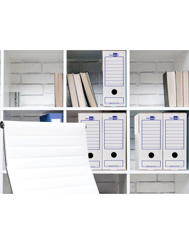 Caja archivo definitivo liderpapel folio carton...