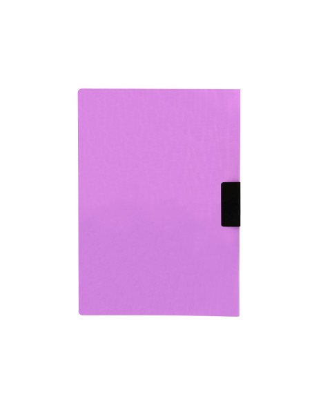 Carpeta liderpapel dossier pinza lateral polipropileno din a4 lavanda opaco 30 hojas pinza deslizante