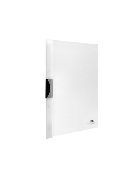 Carpeta liderpapel dossier pinza lateral polipropileno din a4 transparente 30 hojas pinza deslizante