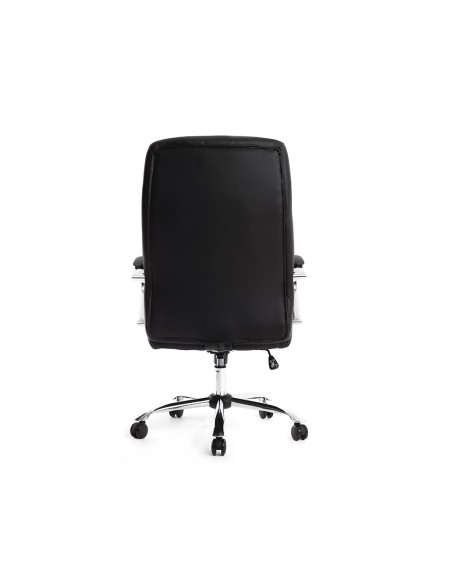 Silla q-connect direccion vero na simil piel base metalica alt max 1210 anc 650 prof 730 mm ruedas premium color negro