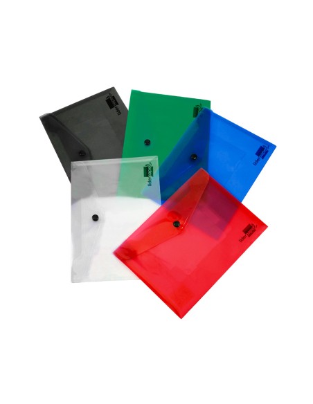 Carpeta liderpapel dossier broche polipropileno din a5 negro opaco