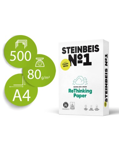 Papel fotocopiadora steinbeis n.1 100%...
