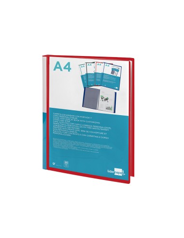 Carpeta liderpapel personaliza 20 fundas...