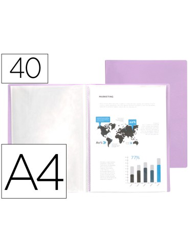 Carpeta liderpapel escaparate 40 fundas...