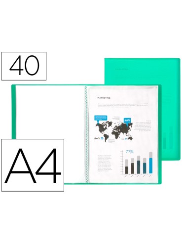 Carpeta liderpapel escaparate 40 fundas...