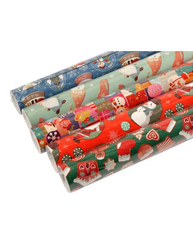Papel de regalo liderpapel navidad rollo ancho...