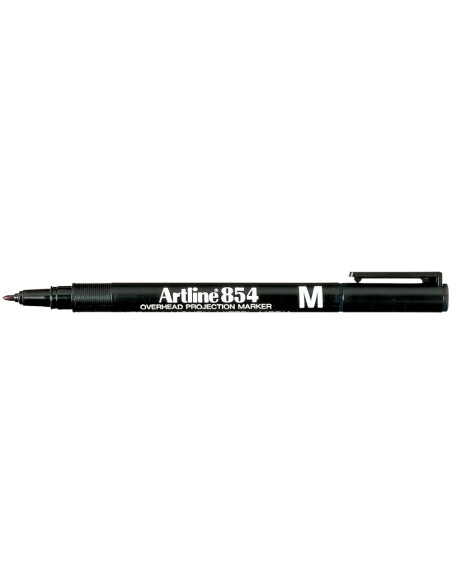 Rotulador artline retroproyeccion punta fibra permanente ek-854 rojo -punta redonda 1 mm