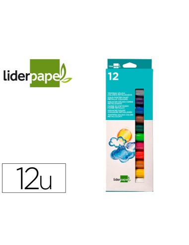 Tempera solida en barra liderpapel escolar 10 g...