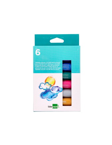 Tempera solida en barra liderpapel escolar 10 g...